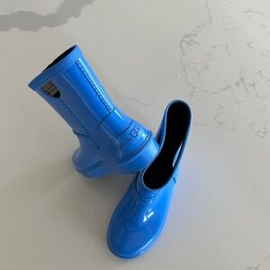 UGG Bright Blue Gloss Rain Boots